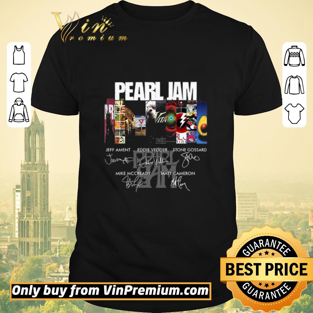 Nice Pearl Jam Signature shirt sweater