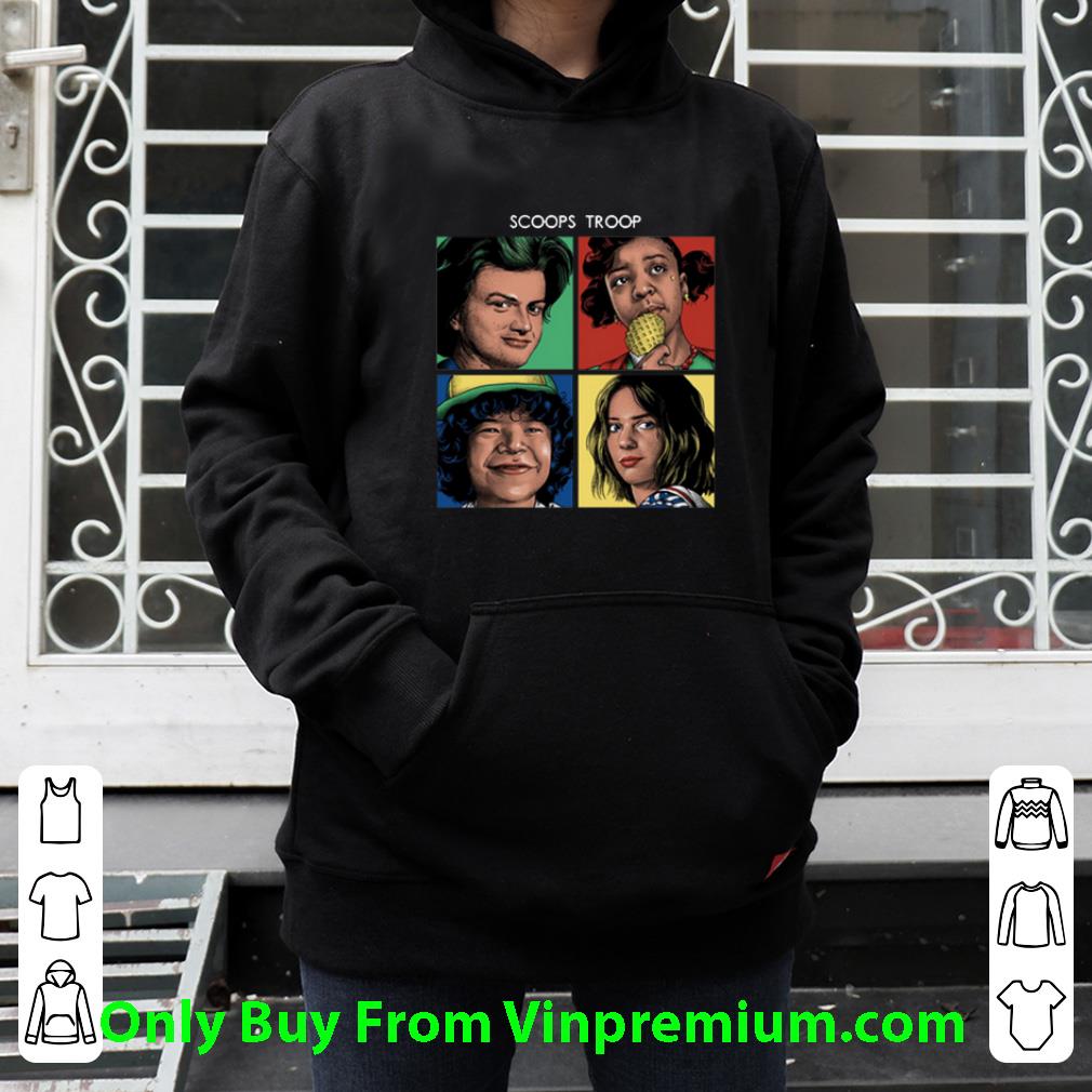 7d55b2b1 premium scoops troop stranger things 3 shirt 4 - Premium Scoops Troop Stranger Things 3 shirt