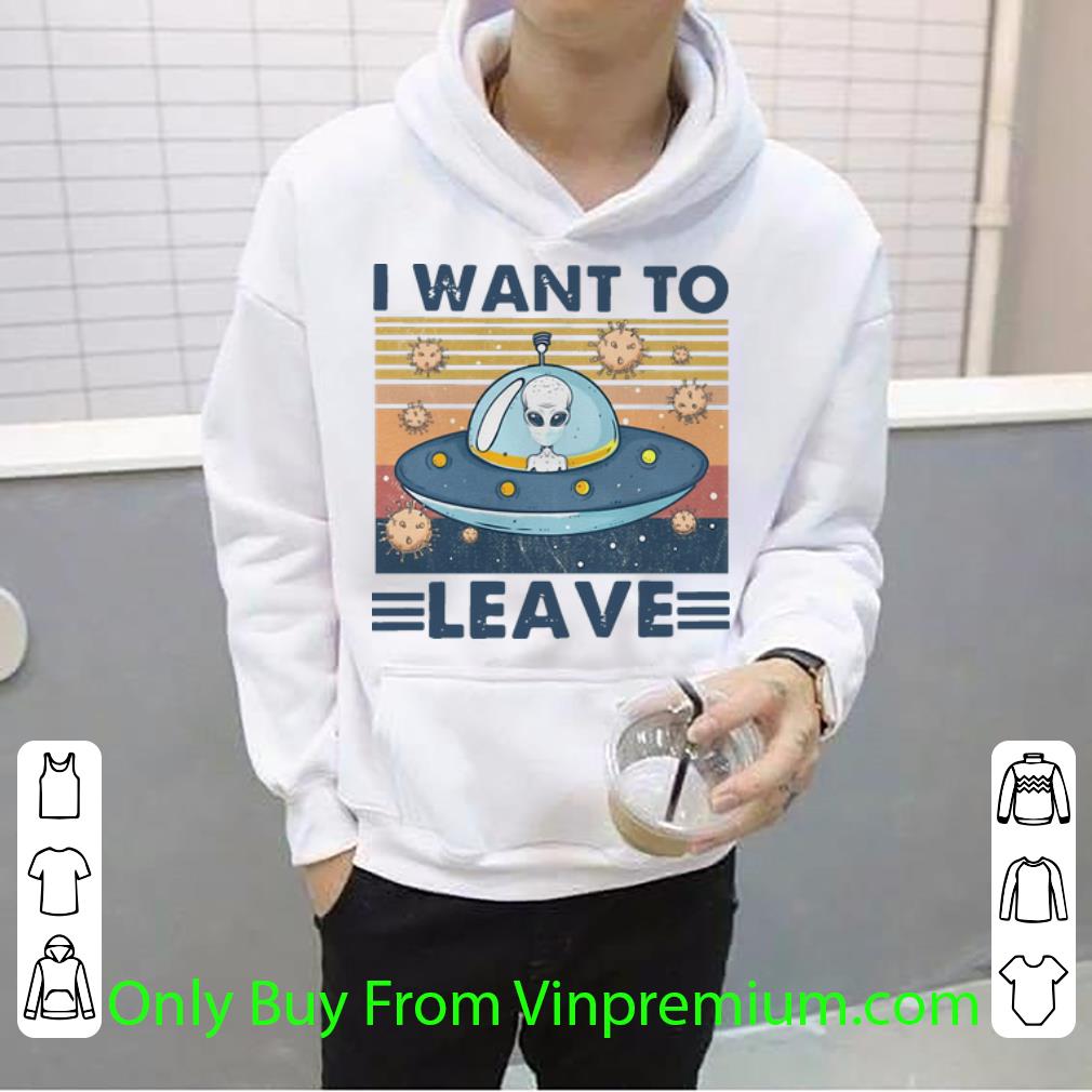 8c0595aa nice vintage ufo i want to leave shirt 4 - Nice Vintage UFO I Want To Leave shirt