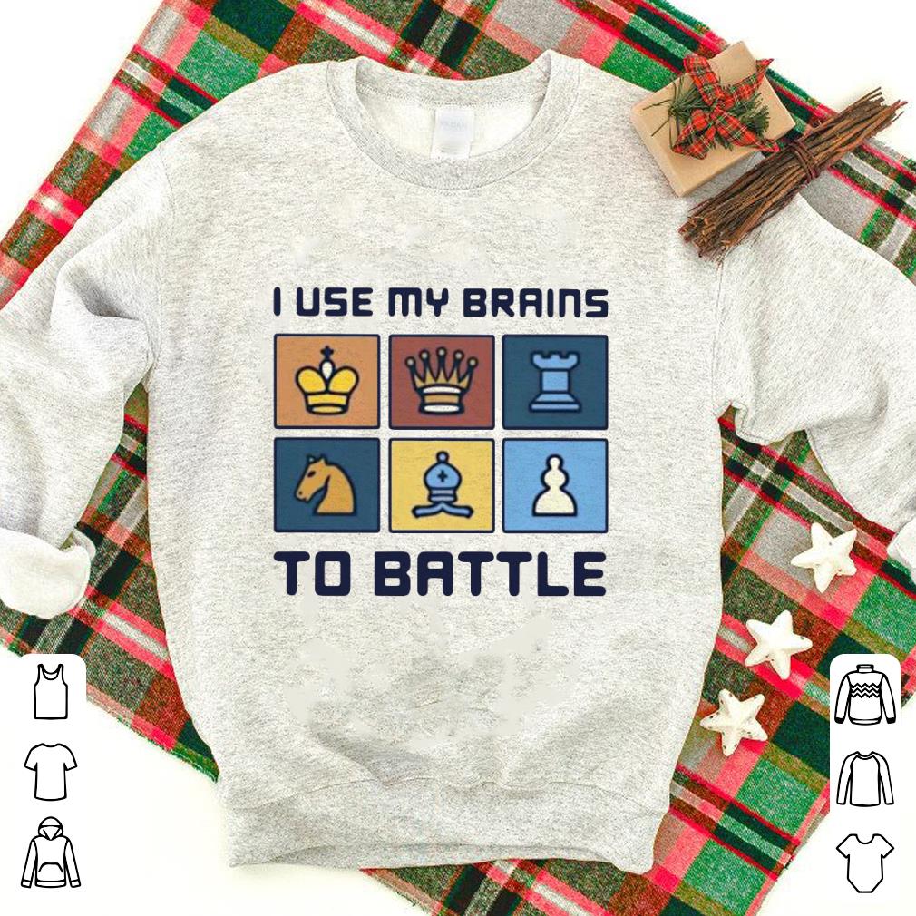 Hot I Use My Brains To Battle Vintage Shirt