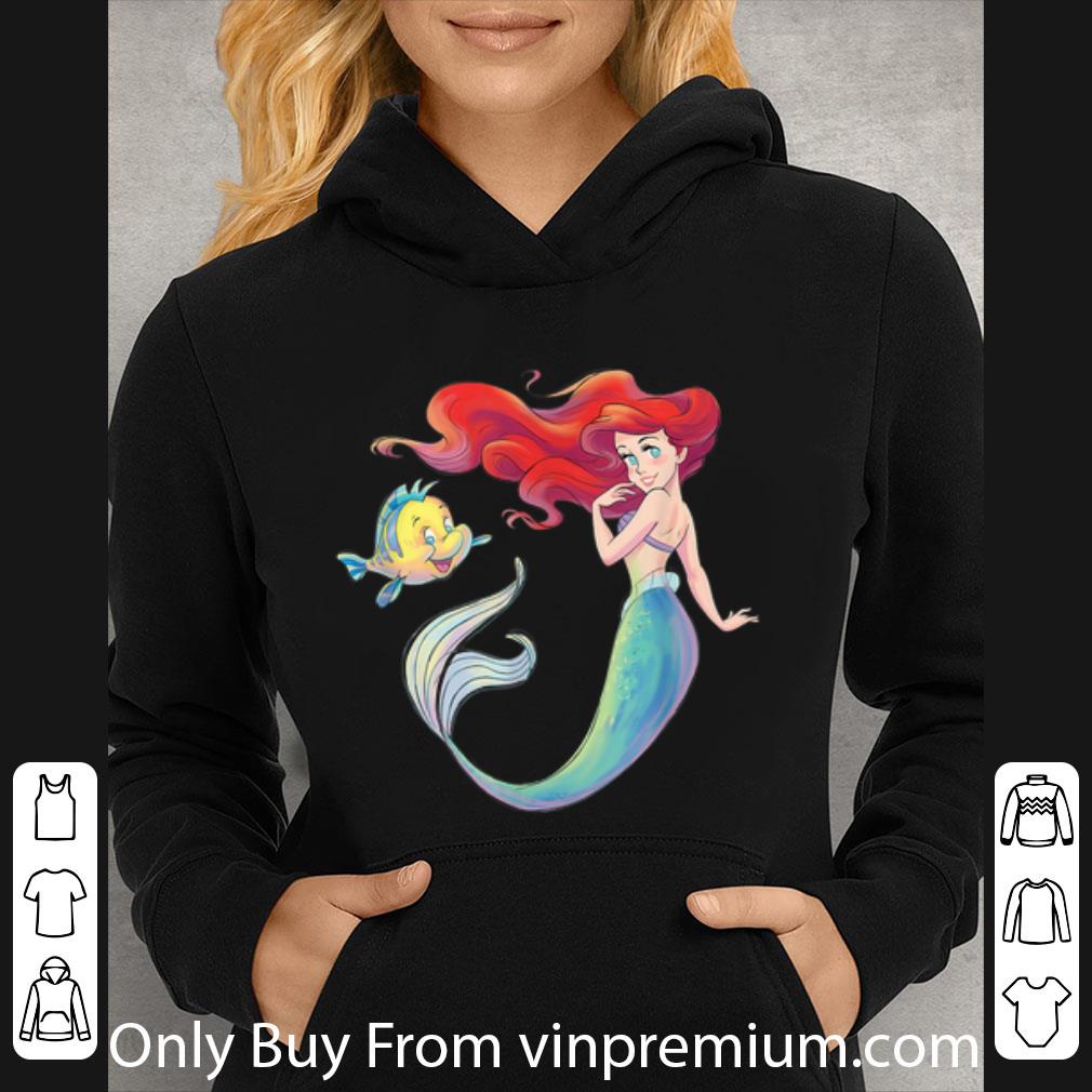 8f8152bf official disney the little mermaid ariel and flounder shirt 4 - Official Disney The Little Mermaid Ariel and Flounder shirt