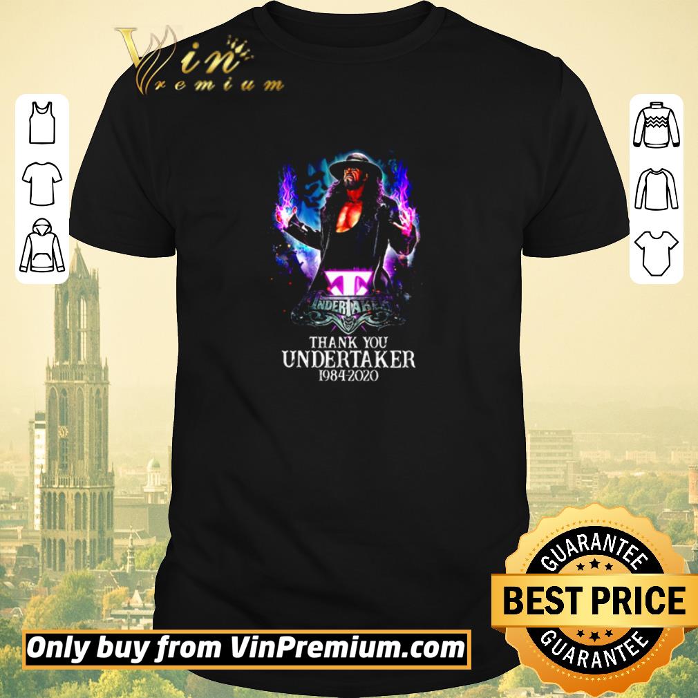Thank you undertaker 1984 2020 light shirt sweater