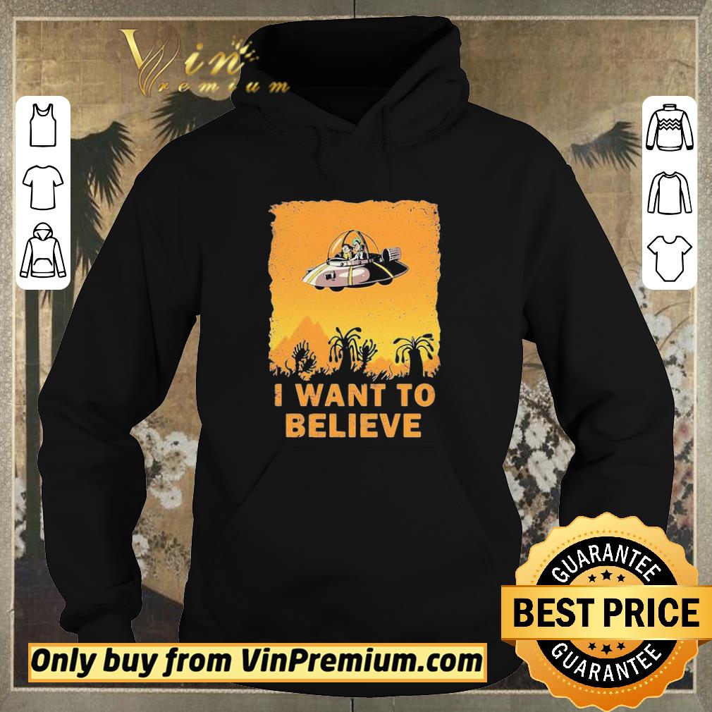 Original Ufo rick and morty i want to believe shirt sweater a22bac1a original ufo rick and morty i want to believe shirt sweater 4 - Original Ufo rick and morty i want to believe shirt sweater