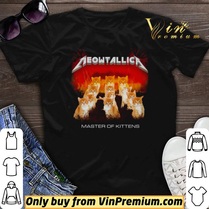 Premium Meowtallica master of kittens shirt sweater