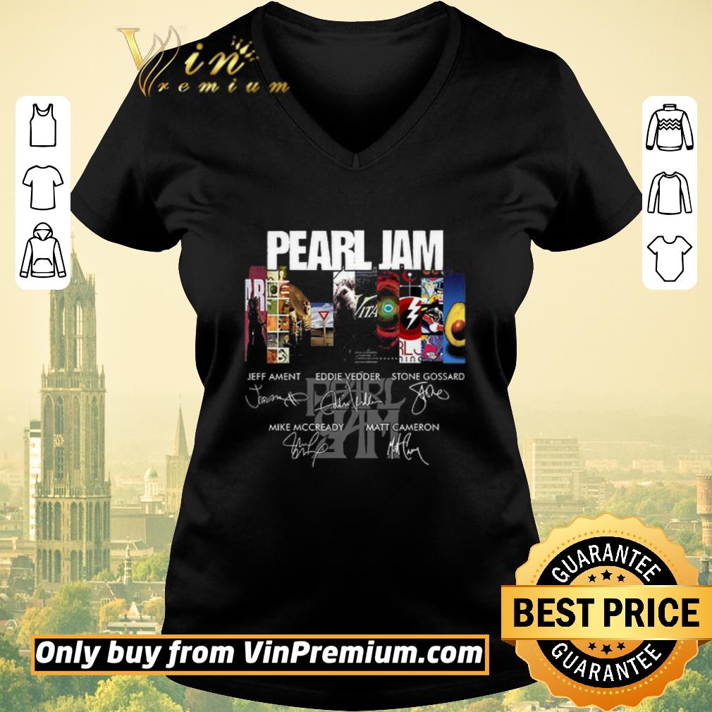 Nice Pearl Jam Signature shirt sweater Nice Pearl Jam Signature shirt sweater