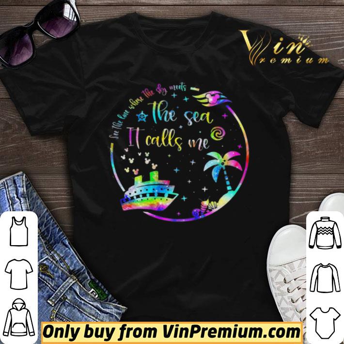 Moana Disney Cruise See The Line Where The Sky Meets The Sea It Calls Me shirt sweater