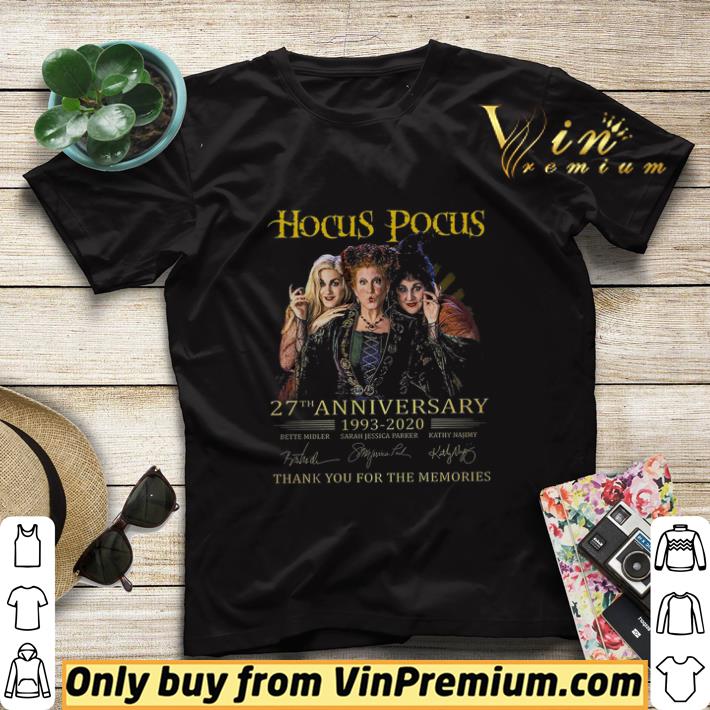 cf9c4c4c hocus pocus 27th anniversary 1993 2020 signature thank you for the memories shirt sweater 4 - Hocus Pocus 27th Anniversary 1993 2020 Signature Thank You For The Memories shirt sweater