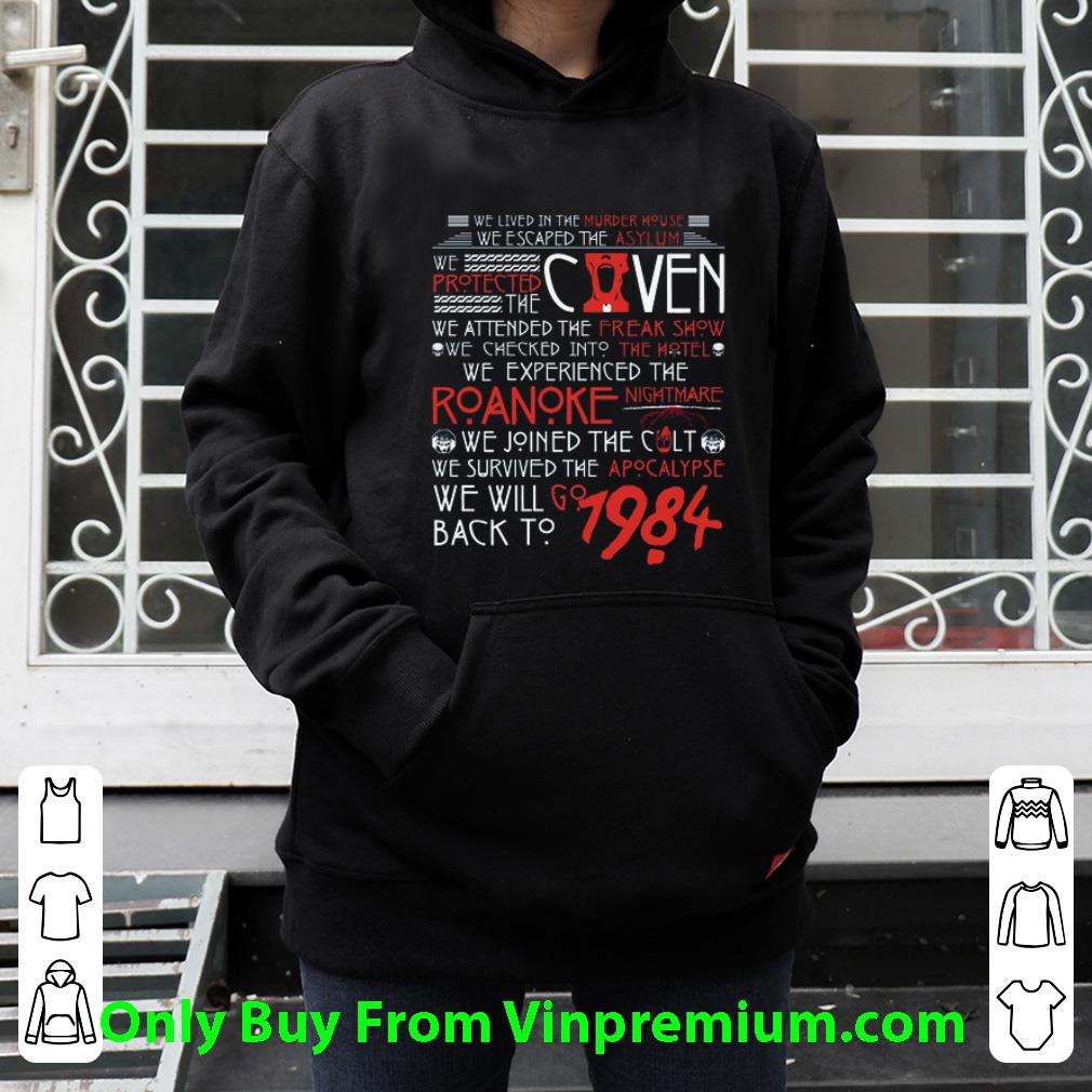 d469e2d3 original we lived in the murder house we escaped the asylum we protected caven shirt 4 - Original We Lived In The Murder House We Escaped The Asylum We Protected Caven shirt