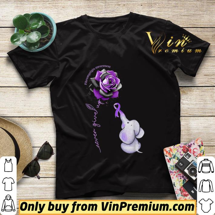 d5f6b592 elephant fibromyalgia awareness never give up shirt sweater 4 - Elephant Fibromyalgia Awareness Never Give Up shirt sweater
