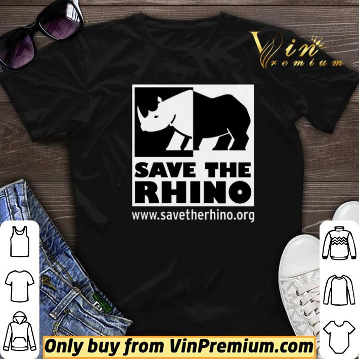 Save The Rhino shirt sweater