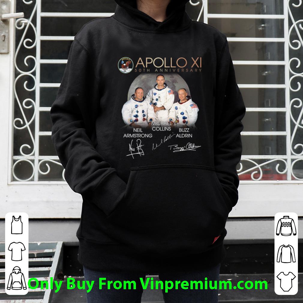 e812e3d4 original apollo xi 50th anniversary signatures shirt 4 - Original Apollo Xi 50th Anniversary Signatures shirt