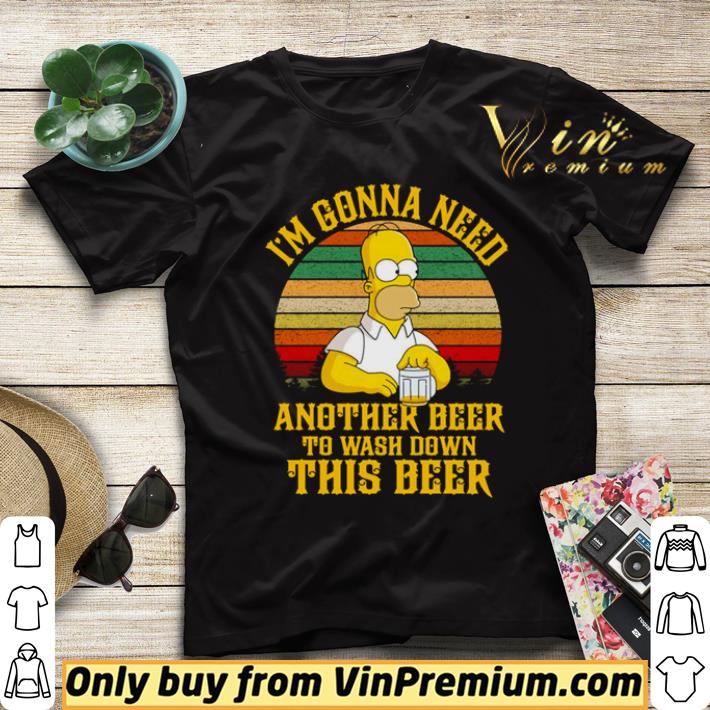 f5477b84 awesome the simpsons i m gonna need another beer to wash down this deer vintage shirt 4 - Awesome The Simpsons I’m gonna need another beer to wash down this deer vintage shirt