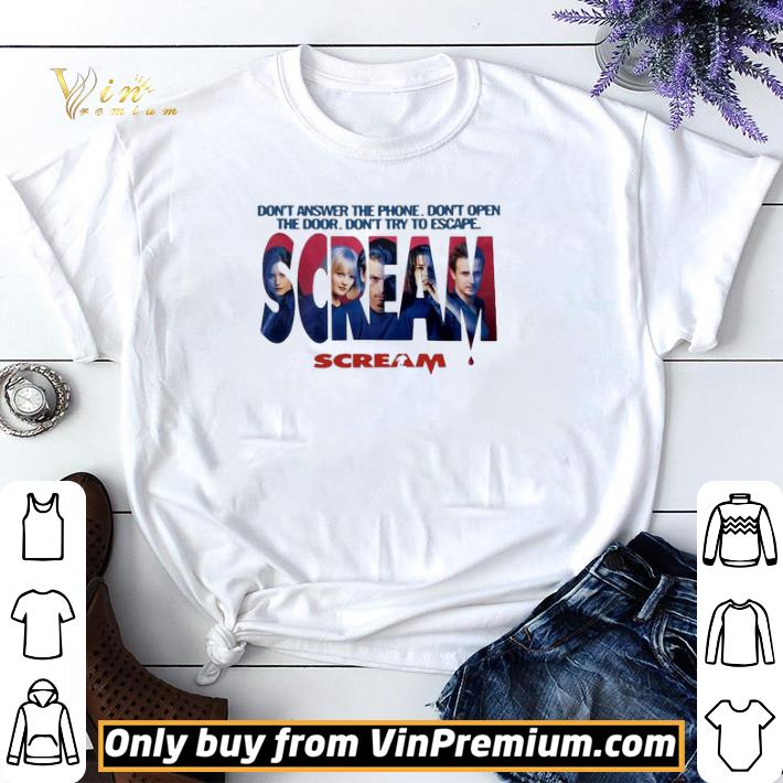 Don’t Answer The Phone Don’t Open The Door Scream shirt sweater