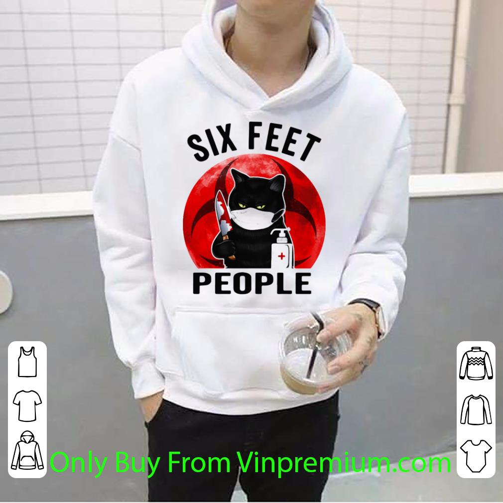 Hot Black Cat With Knife Six Feet People Coronavirus Sunset shirt 0797fc9b hot black cat with knife six feet people coronavirus sunset shirt 4 - Hot Black Cat With Knife Six Feet People Coronavirus Sunset shirt