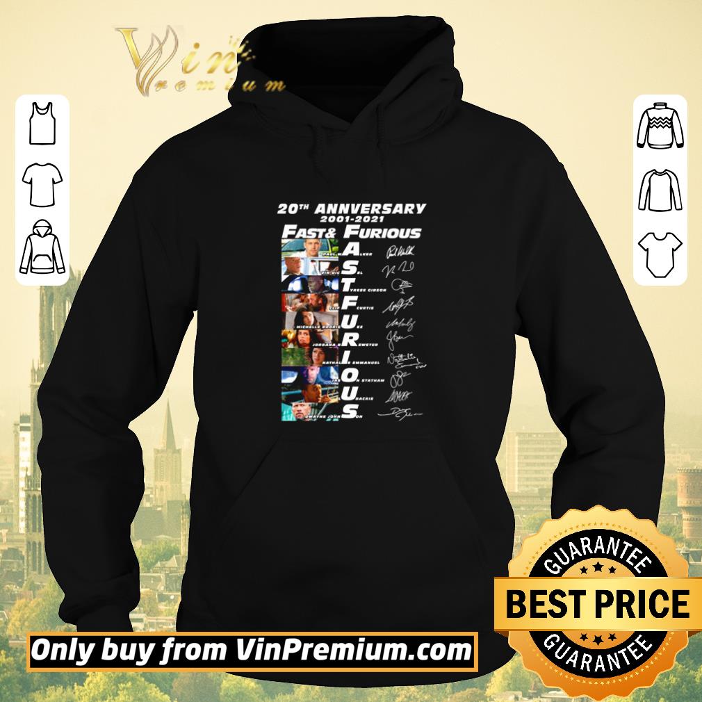 Pretty 20th anniversary 2001 2020 Fast and Furious signature shirt sweater 1c29696f pretty 20th anniversary 2001 2020 fast and furious signature shirt sweater 4 - Pretty 20th anniversary 2001 2020 Fast and Furious signature shirt sweater