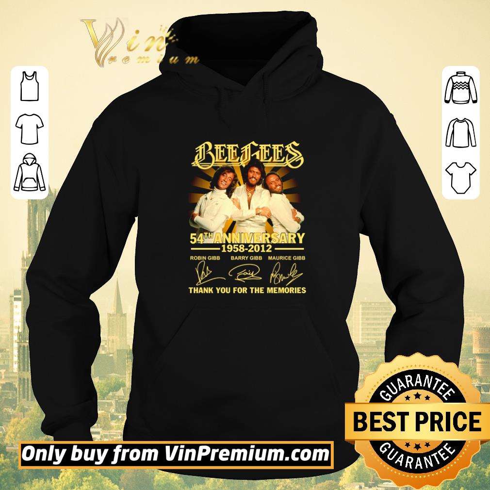 Nice Bee Gees 54th Anniversary 1958 2012 thank you for the memories shirt sweater 2c78a2ff nice bee gees 54th anniversary 1958 2012 thank you for the memories shirt sweater 4 - Nice Bee Gees 54th Anniversary 1958 2012 thank you for the memories shirt sweater