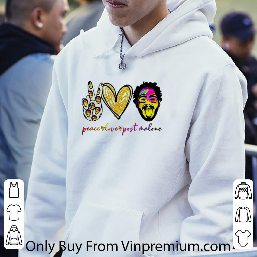 Premium Peace Love Post Malone Art shirt 30127257 premium peace love post malone art shirt 4 - Premium Peace Love Post Malone Art shirt