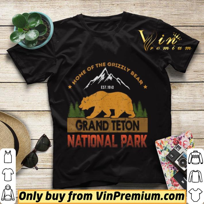 Home of the grizzly bear est 1910 grand teton national park shirt sweater 408391d2 home of the grizzly bear est 1910 grand teton national park shirt sweater 4 - Home of the grizzly bear est 1910 grand teton national park shirt sweater