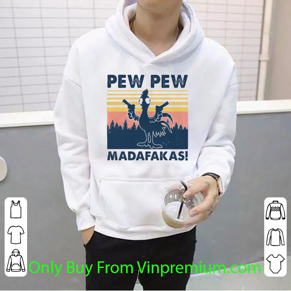 54a36d05 official vintage chicken pew pew madafakas shirt 4 - Official Vintage Chicken Pew Pew Madafakas shirt