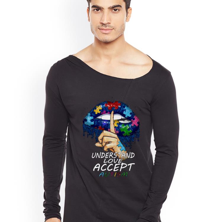 Lips understand love accept autism Shirt 5b551418 lips understand love accept autism shirt 4 - Lips understand love accept autism Shirt
