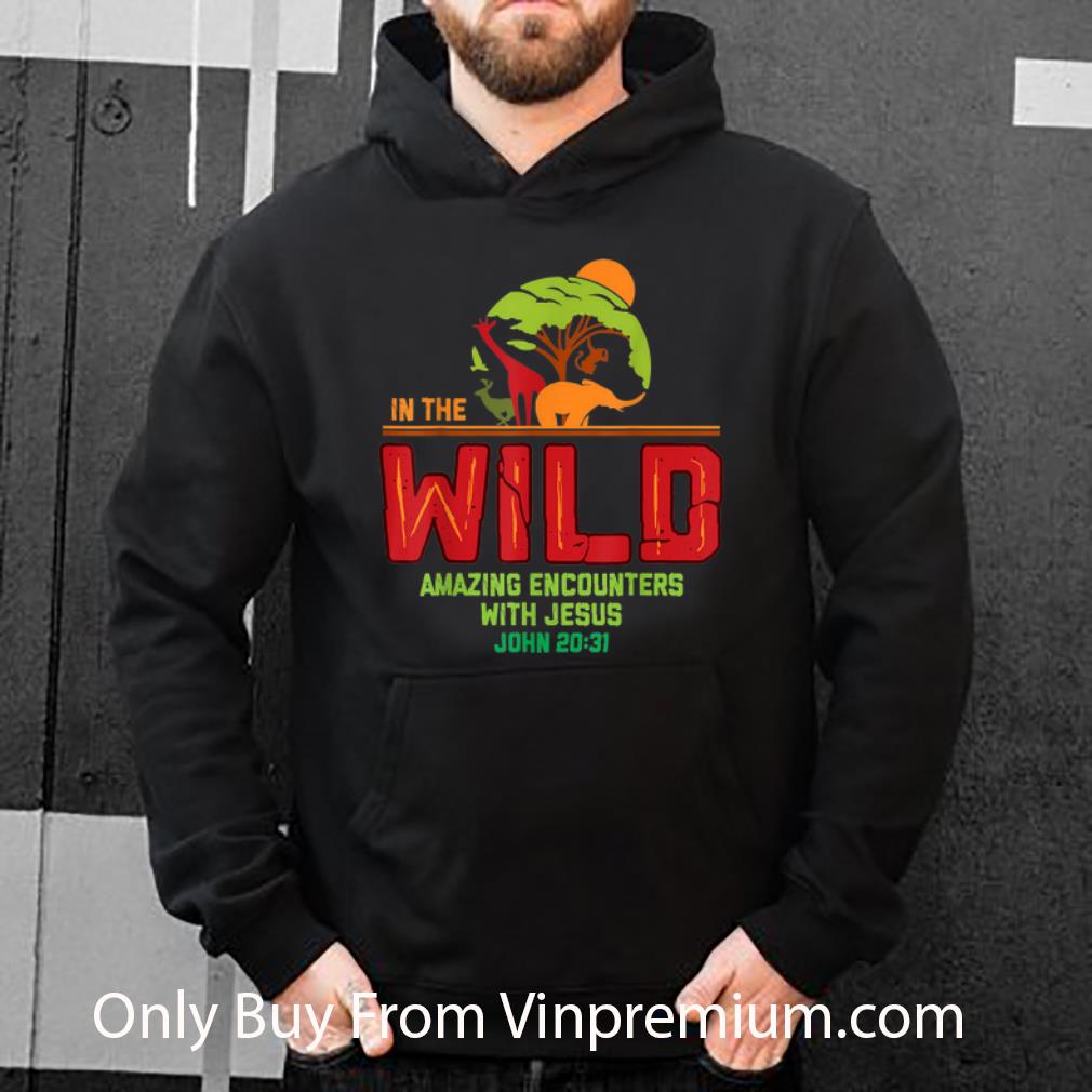 a76ca409 official animal in the wild amazing encounters with jesus john shirt 4 - Official Animal In The Wild Amazing Encounters With Jesus John shirt