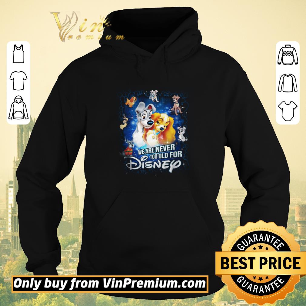 a900279f hot lady and the tramp love we are never too old for disney shirt sweater 4 - Hot Lady And The Tramp Love We Are Never Too Old For Disney shirt sweater