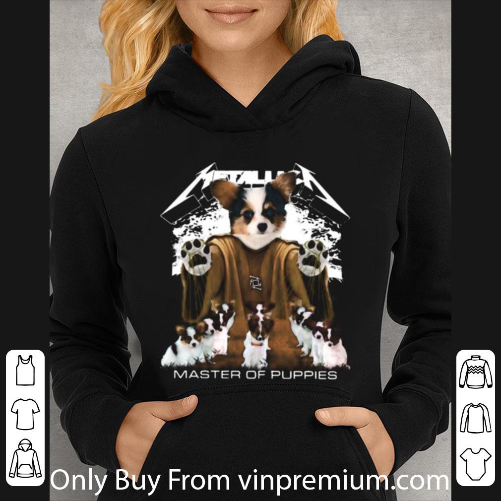 b4d5254b original papillon puppy metallica master of puppies shirt 4 - Original Papillon Puppy Metallica Master Of Puppies shirt