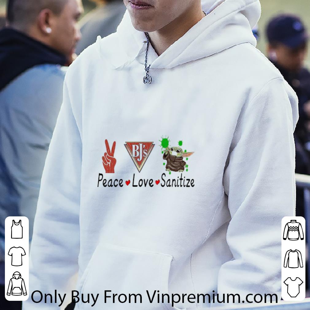 c29469ff original peace love sanitize baby yoda coronavirus bj s wholesale club shirt 4 - Original Peace Love Sanitize Baby Yoda Coronavirus Bj’s Wholesale Club shirt