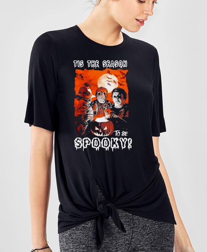 cadfb424 jason voorhees michael myers freddy krueger tis the season spooky halloween shirt 4 - Jason Voorhees Michael Myers Freddy Krueger tis the season Spooky Halloween Shirt