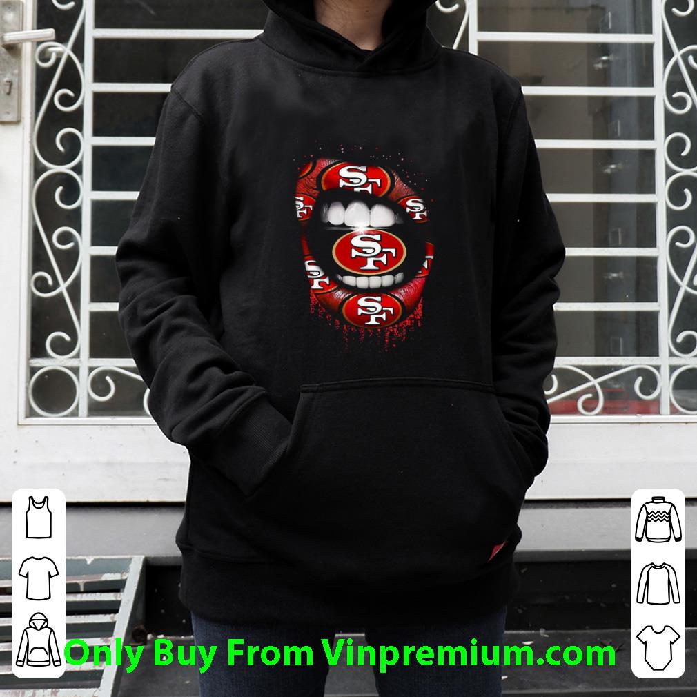 d06e00d1 awesome lips san francisco 49ers football shirt 4 - Awesome Lips San Francisco 49ers Football shirt
