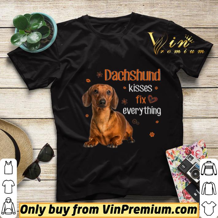 e1dff8aa dachshund kisses fix everything shirt sweater 4 - Dachshund Kisses Fix Everything shirt sweater