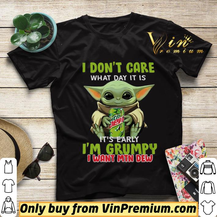 ea628f73 baby yoda hug mountain dew i don t care what day it is it s early i m grumpy shirt sweater 4 - Baby Yoda Hug Mountain Dew I Don't Care What Day It Is It's Early I'm Grumpy shirt sweater