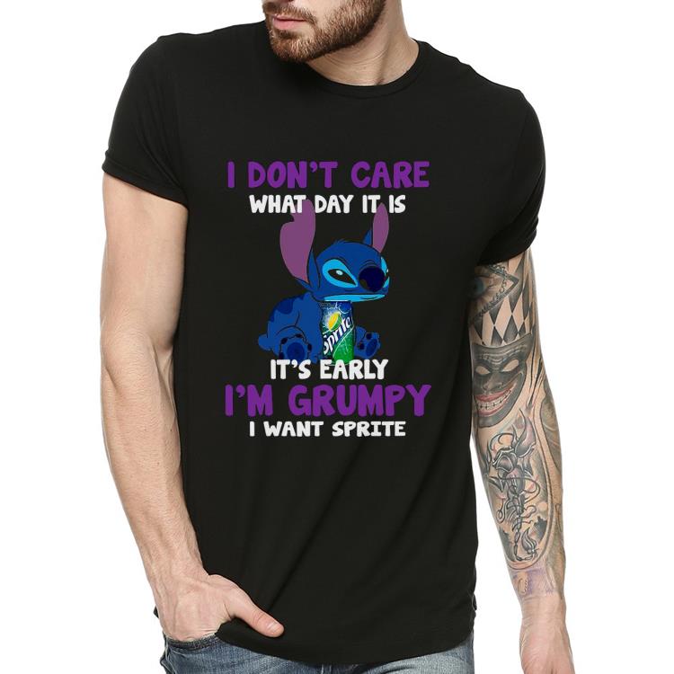 2e7fbb13 nice stitch i don t care what day it is sprite its early im grumpy i want sprite shirt 4 - Nice Stitch I don’t care what day it is Sprite its early Im Grumpy I want Sprite Shirt