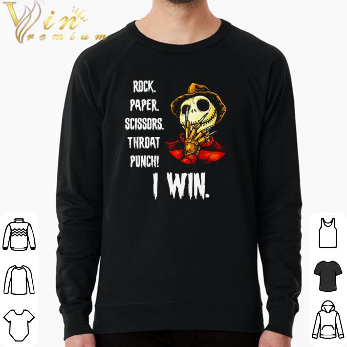 Awesome Freddy Krueger Jack rock paper scissors throat punch I win shirt 405e0120 awesome freddy krueger jack rock paper scissors throat punch i win shirt 4 - Awesome Freddy Krueger Jack rock paper scissors throat punch I win shirt