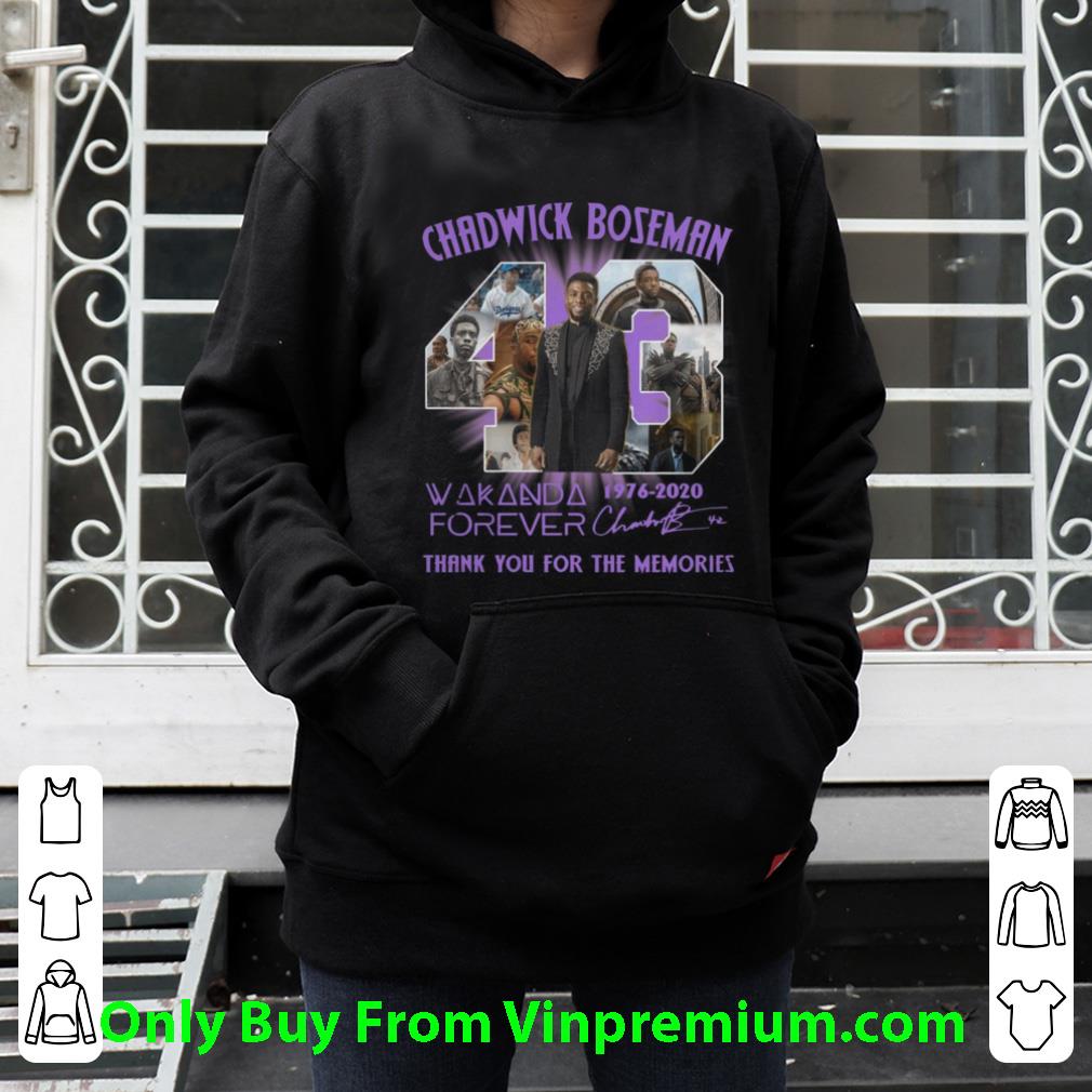 Awesome Chadwick Boseman Wakanda Forever 43 Years 1976 2020 Signature shirt 466d02f5 awesome chadwick boseman wakanda forever 43 years 1976 2020 signature shirt 4 - Awesome Chadwick Boseman Wakanda Forever 43 Years 1976 2020 Signature shirt