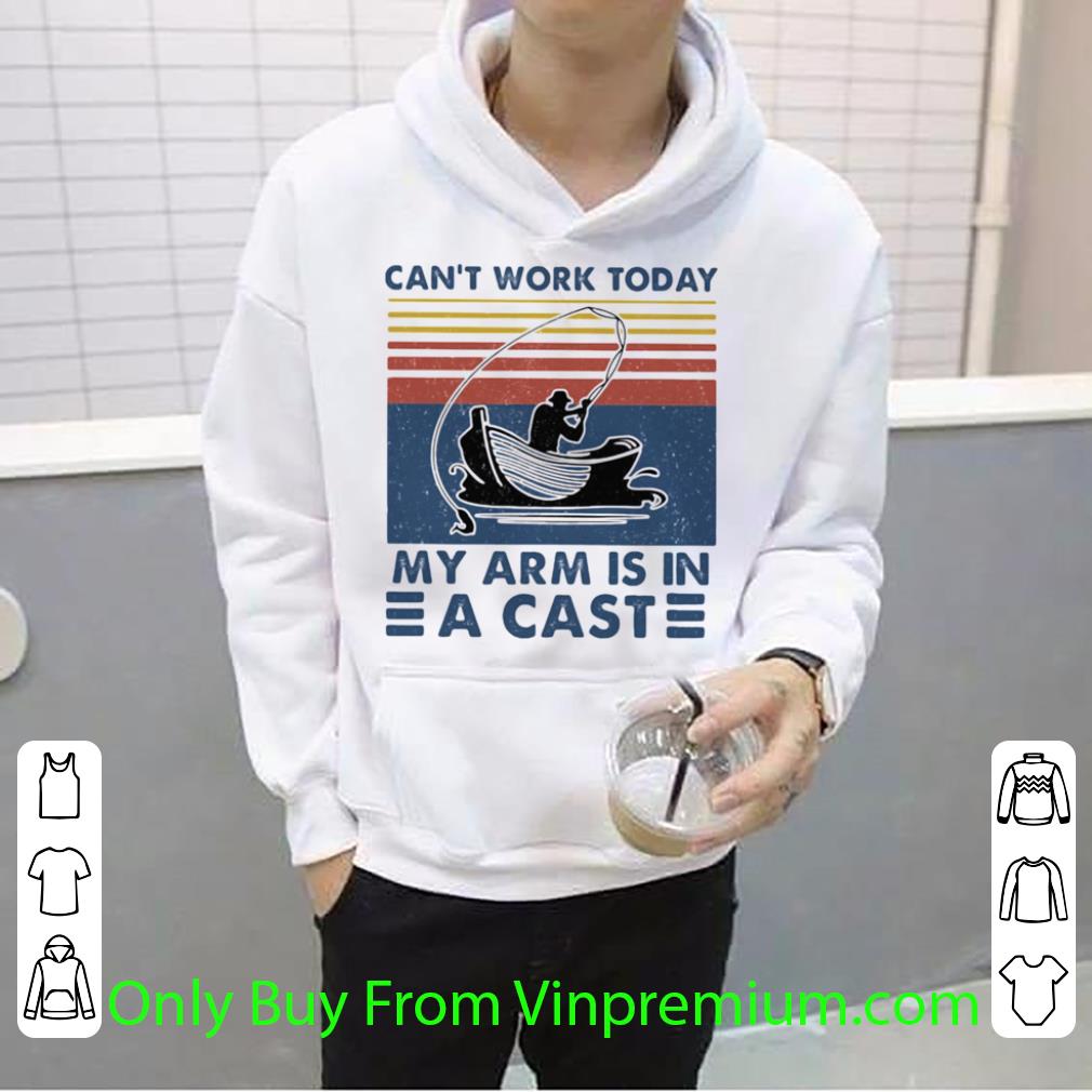 4a867e5a official can t work today my arm is in a cast fishing vintage retro shirt 4 - Official Can’t Work Today My Arm Is In A Cast Fishing Vintage Retro shirt