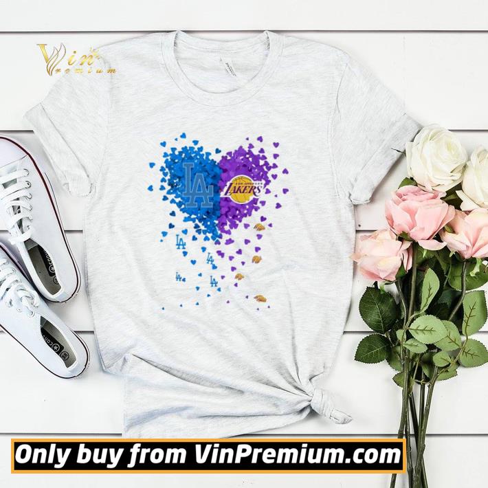 4c5ae3d6 funny heart los angeles dodgers and los angeles lakers shirt sweater 4 - Funny Heart Los Angeles Dodgers and Los Angeles Lakers shirt sweater