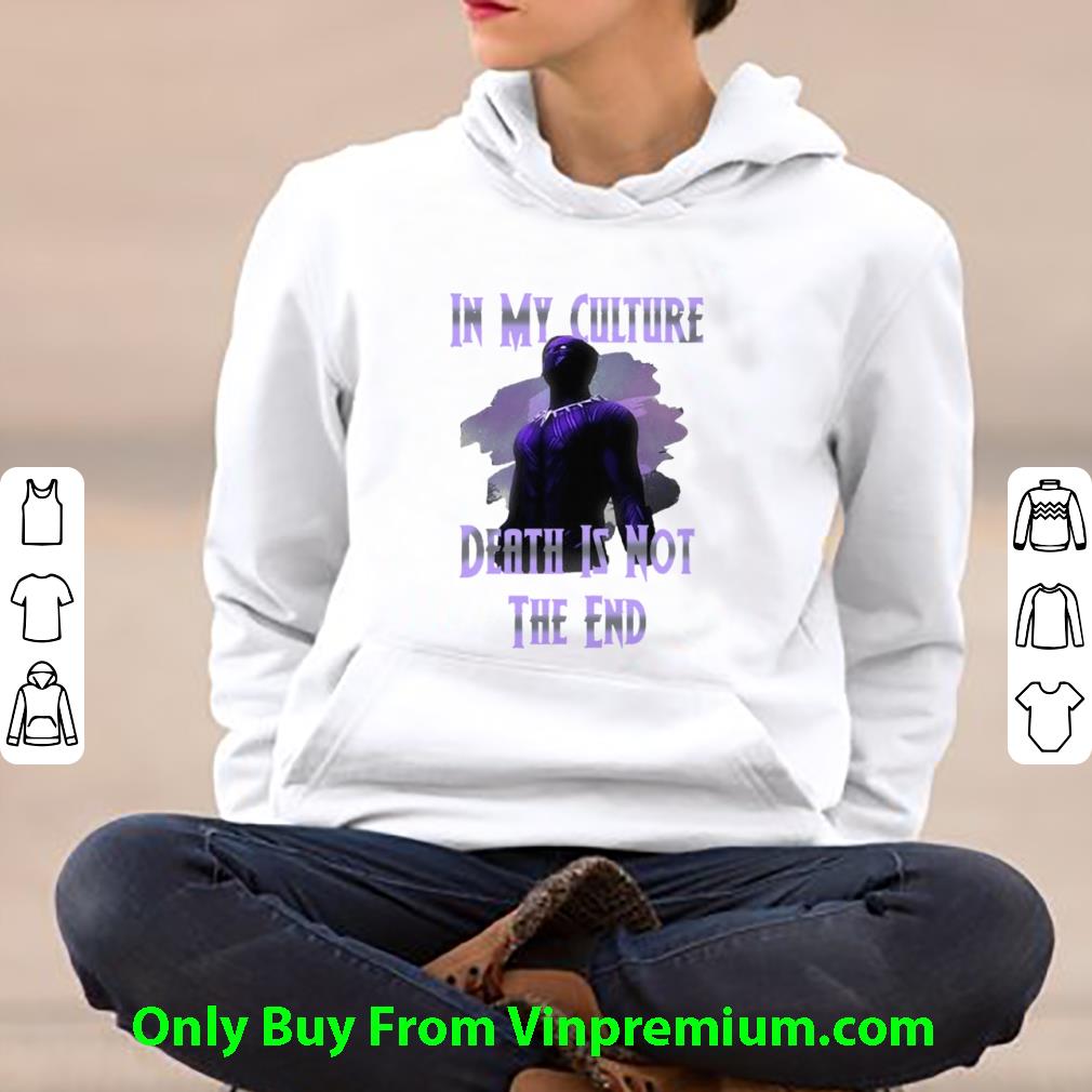 Great Black Panther In My Culture Death Is Not The End Purple shirt 65d4fd5b great black panther in my culture death is not the end purple shirt 4 - Great Black Panther In My Culture Death Is Not The End Purple shirt