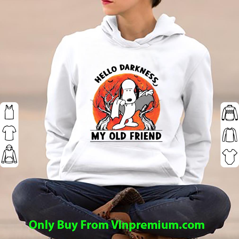 7a759eb4 awesome snoopy dracula hello darkness my old friends shirt 4 - Awesome Snoopy Dracula Hello Darkness My Old Friends shirt