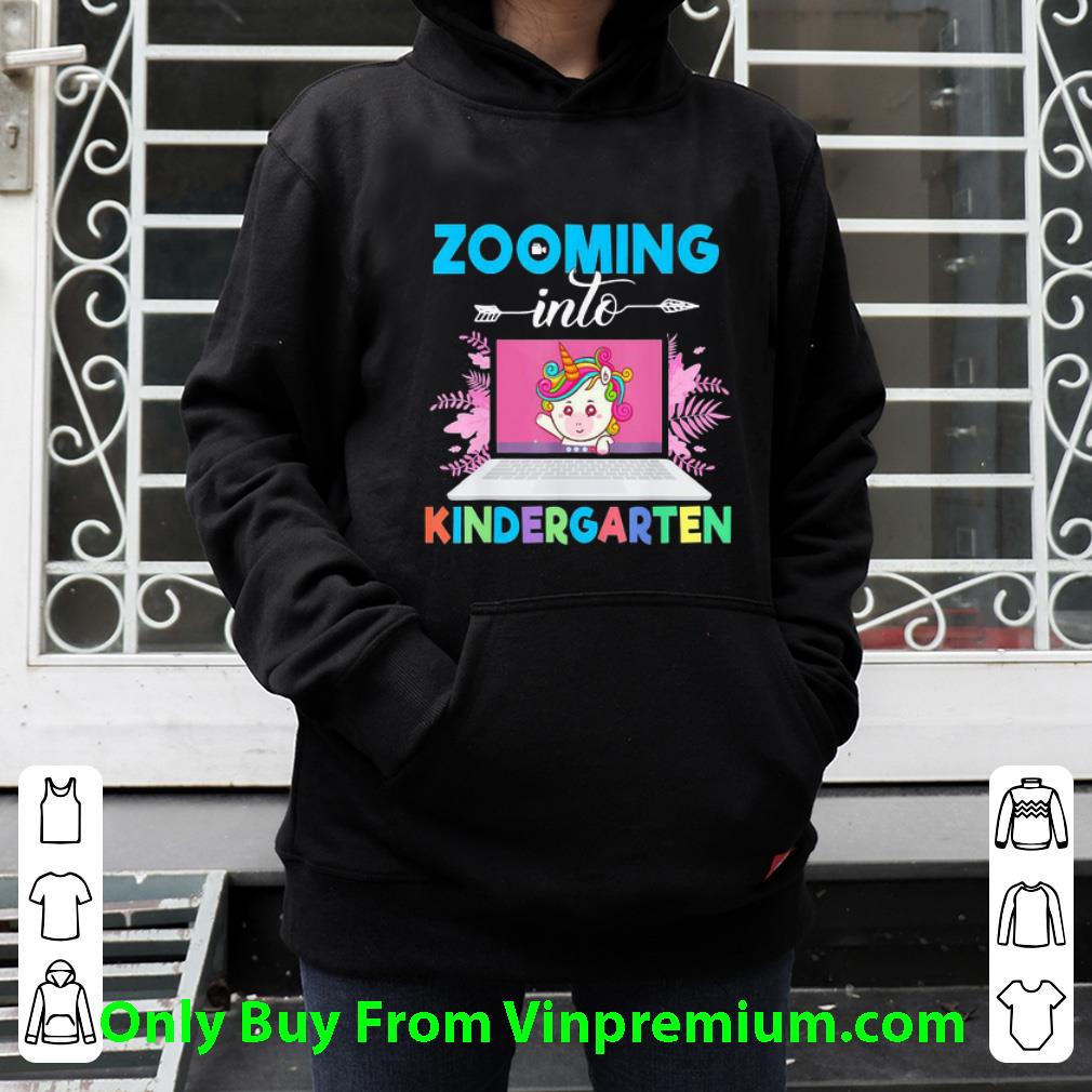 842e38cd awesome unicorn back to school 2020 girls zooming into kindergarten shirt 4 - Awesome Unicorn Back To School 2020 Girls Zooming Into Kindergarten shirt
