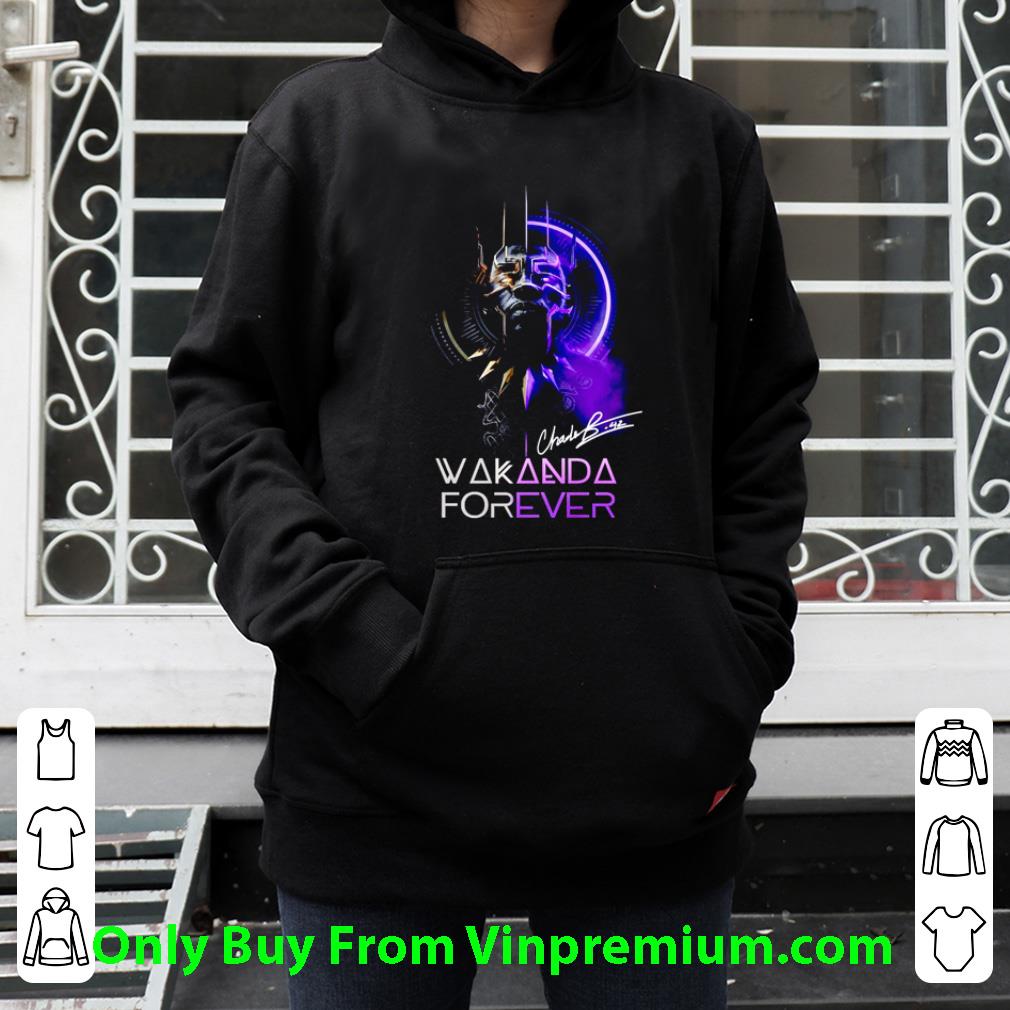 88680bc3 great chadwick boseman black panther wakanda forever signature shirt 4 - Great Chadwick Boseman Black Panther Wakanda Forever Signature shirt