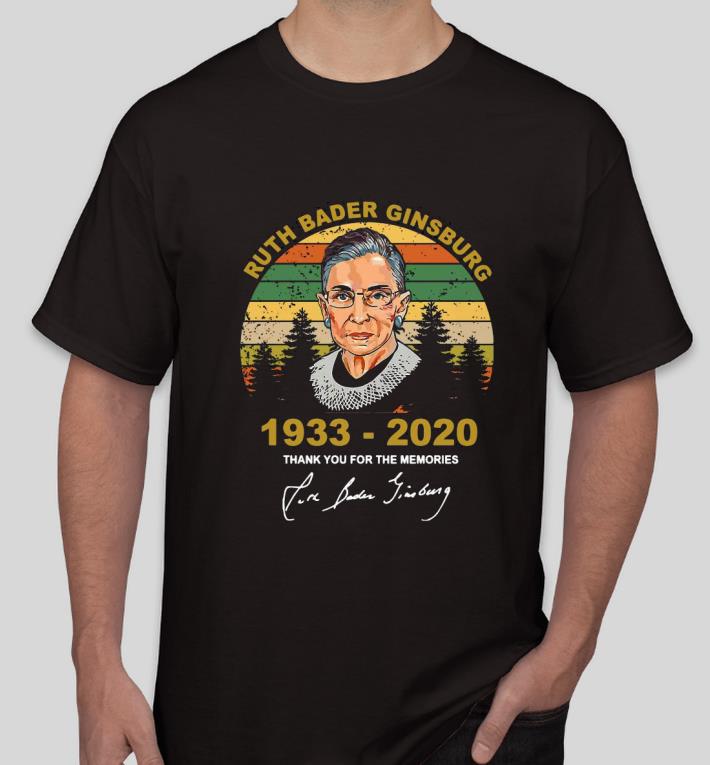 a321b9ed notorious rb ruth bader ginsburg 1933 2020 thank you for the memories vintage shirt 4 - Notorious RB Ruth Bader Ginsburg 1933 2020 thank you for the memories vintage Shirt