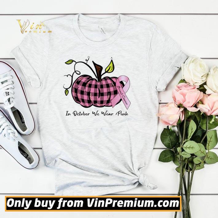 Funny Pumpkin Breast Cancer in October we wear Pink shirt sweater ae86cd7a funny pumpkin breast cancer in october we wear pink shirt sweater 4 - Funny Pumpkin Breast Cancer in October we wear Pink shirt sweater
