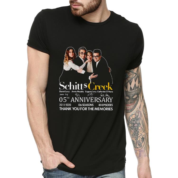 d7c1f793 nice schitt creek 05th anniversary 2015 2020 thank you for the memories signatures shirt 4 - Nice Schitt Creek 05th Anniversary 2015 2020 Thank You For The Memories Signatures Shirt