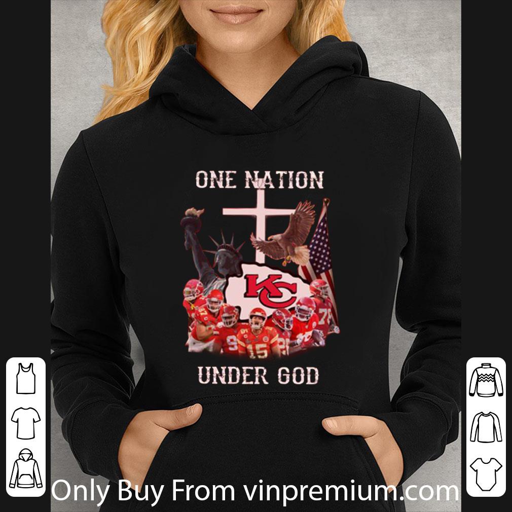 dfcf1982 nice statue of liberty american kansas city chiefs one nation under god shirt 4 - Nice Statue Of Liberty American Kansas City Chiefs One Nation Under God shirt
