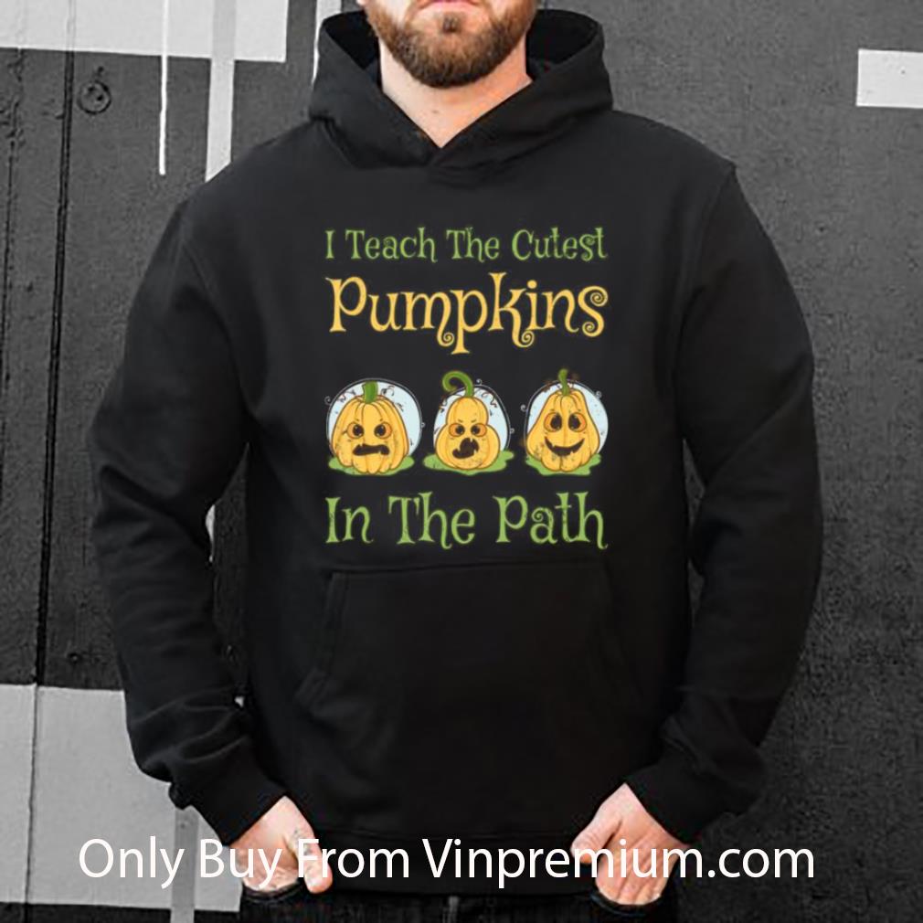 Official Teacher Halloween I Teach The Cutest Pumpkin In The Path shirt e27eb512 official teacher halloween i teach the cutest pumpkin in the path shirt 4 - Official Teacher Halloween I Teach The Cutest Pumpkin In The Path shirt