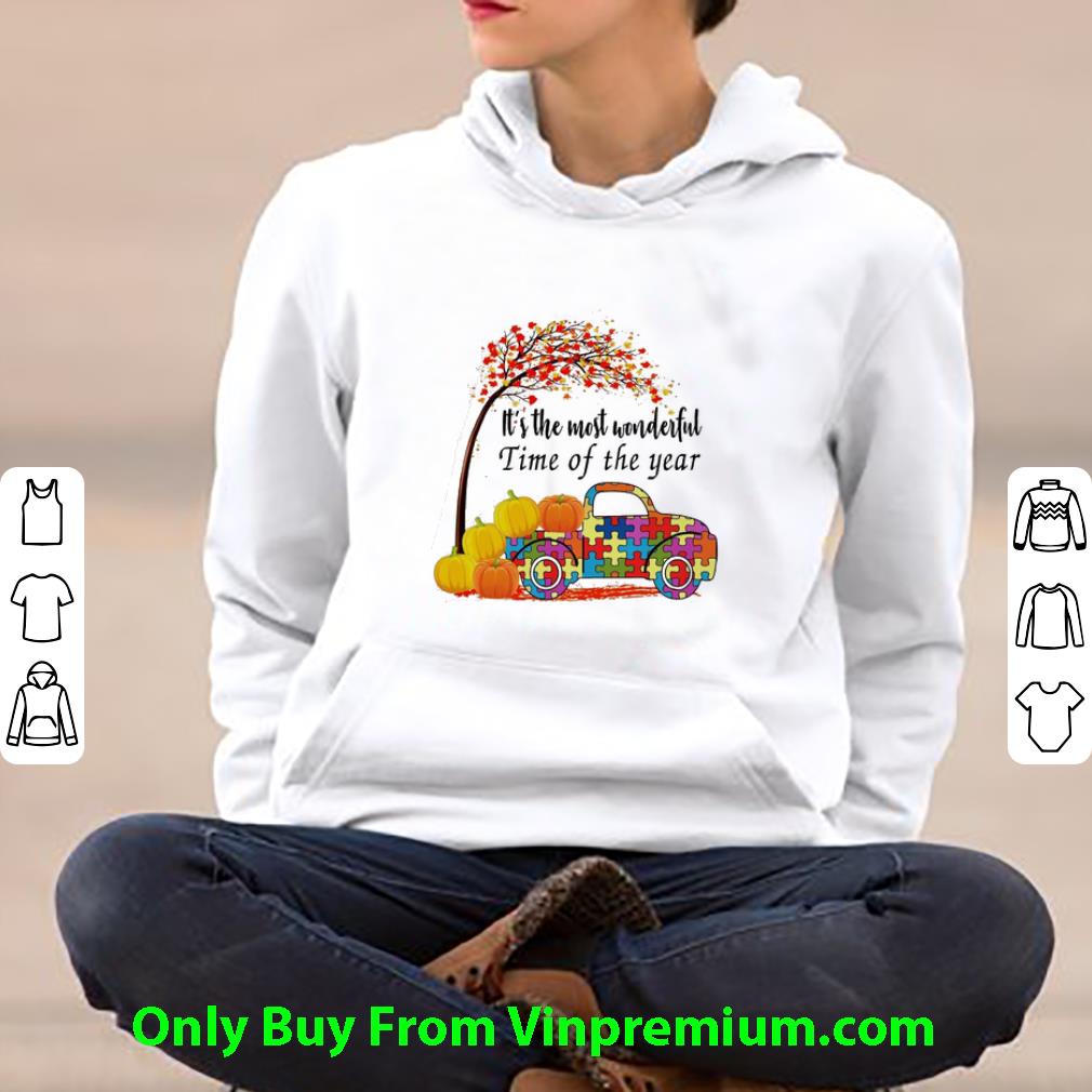 eb0d42e2 great truck autism pumpkin it s the most wonderful time of the year shirt 4 - Great Truck Autism Pumpkin It’s The Most Wonderful Time Of The Year shirt