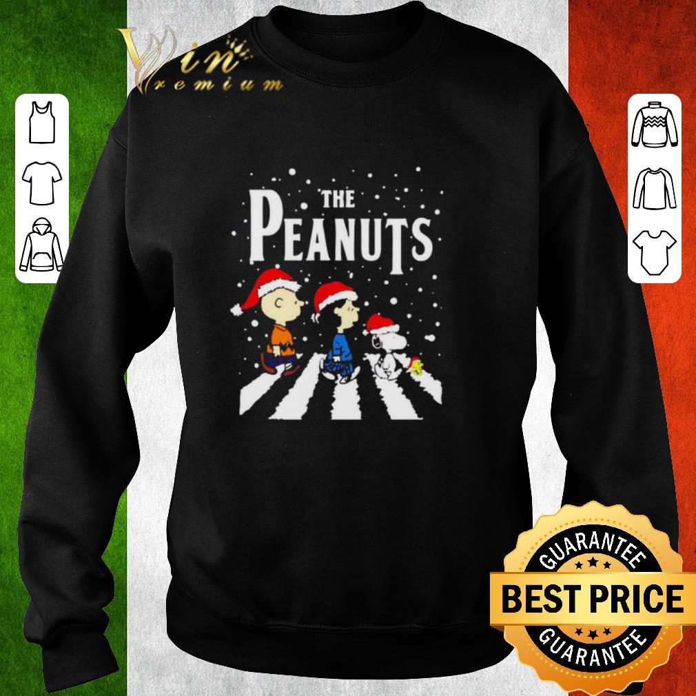 100e2cc2 charlie snoopy linus lucy christmas abbey road walk shirt 4 - Charlie Snoopy Linus Lucy Christmas Abbey Road Walk shirt