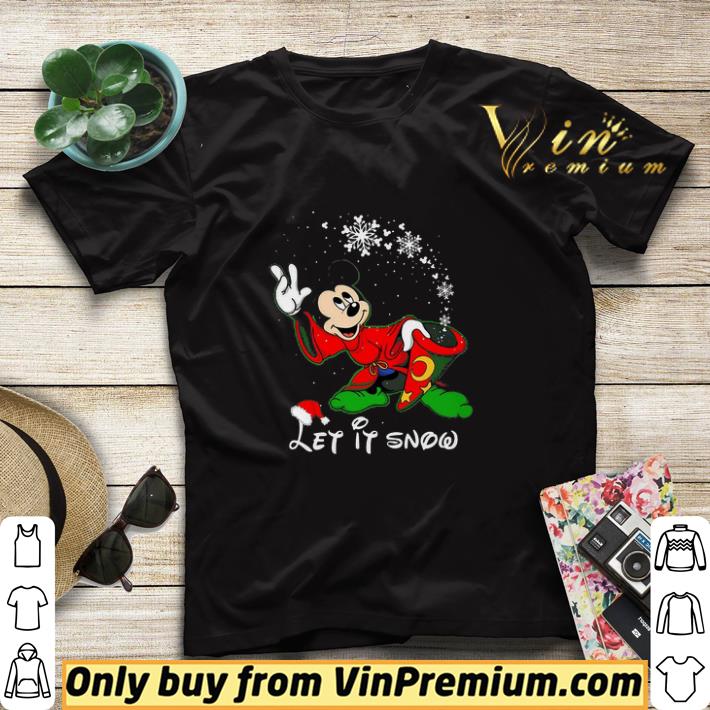 15fee2b4 funny mickey mouse let it snow happy merry christmas shirt sweater 4 - Funny Mickey Mouse Let It Snow Happy Merry Christmas shirt sweater
