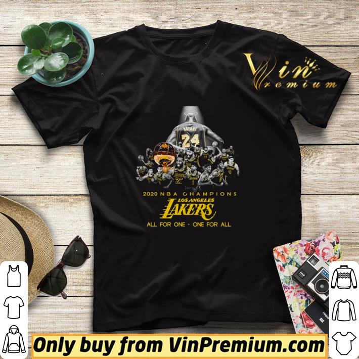4fae55cb 2020 nba champions los angeles lakers all for one one for all shirt sweater 4 - 2020 NBA Champions Los Angeles Lakers all for one one for all shirt sweater